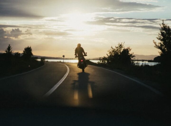 Viaggio in moto on the road