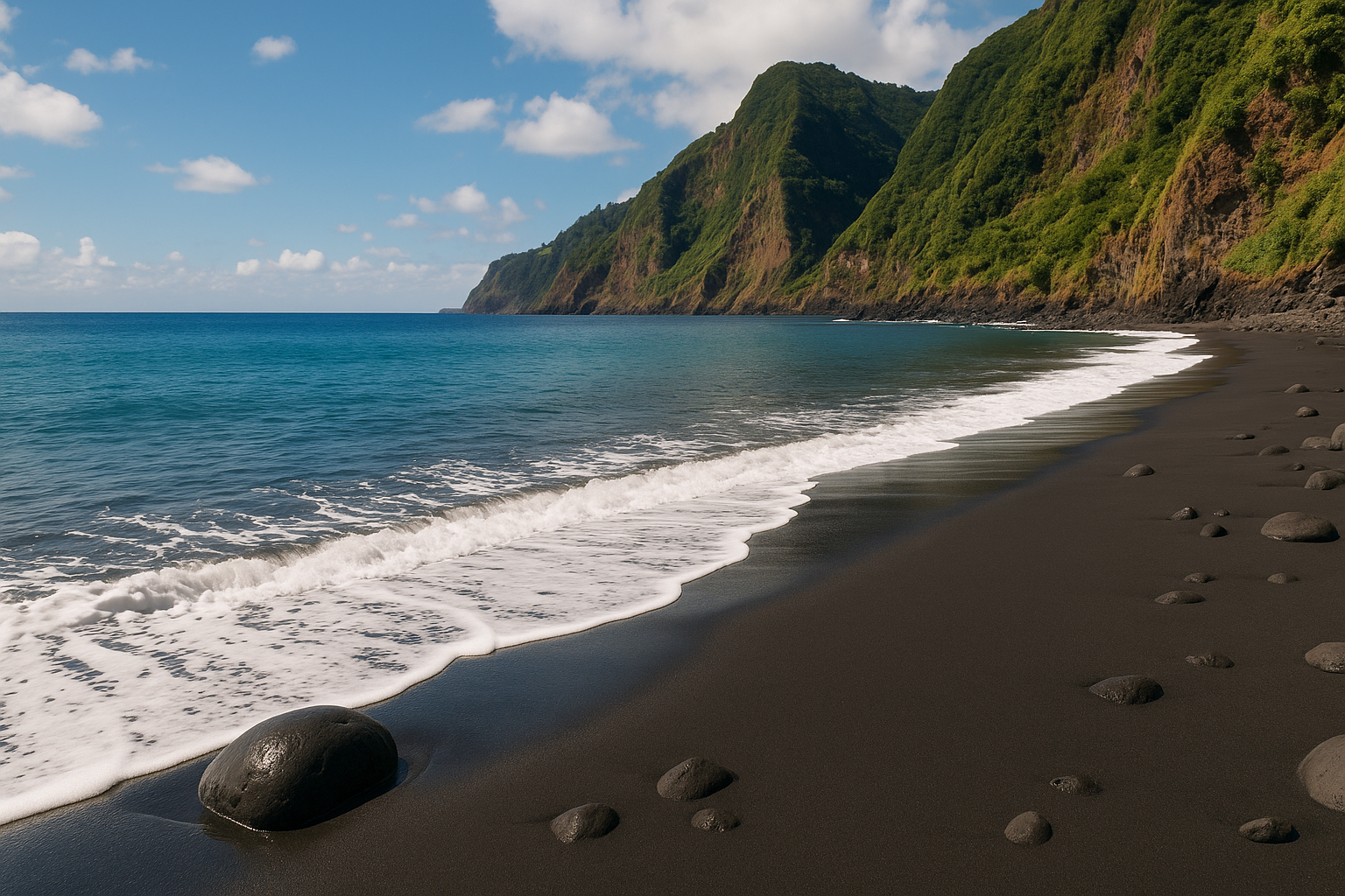 Seixal Beach a Madeira: la spiaggia vulcanica che incanta con sabbia nera e panorami mozzafiato (2)