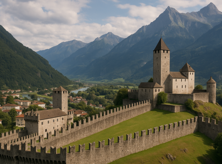 Castelli medievali europei: Montebello in Ticino, Sargans in Svizzera e fortezze storiche