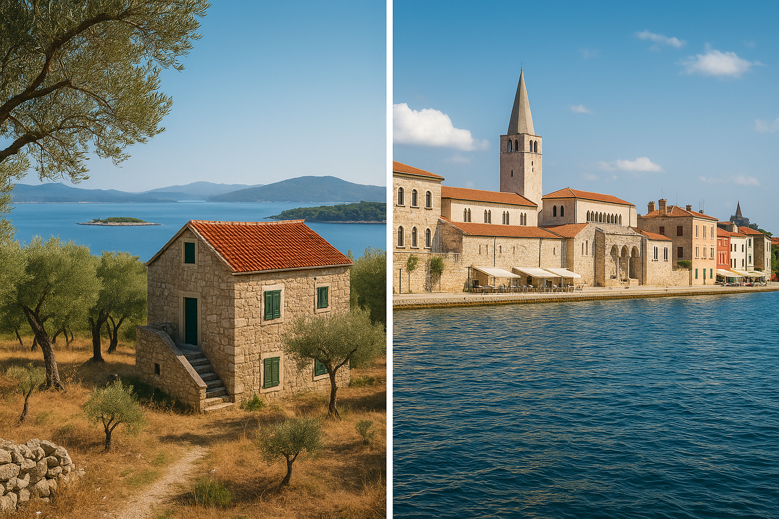 Borghi e isole dalmate emergenti: Šolta e Poreč, tra letteratura, olive nere e mosaici romani