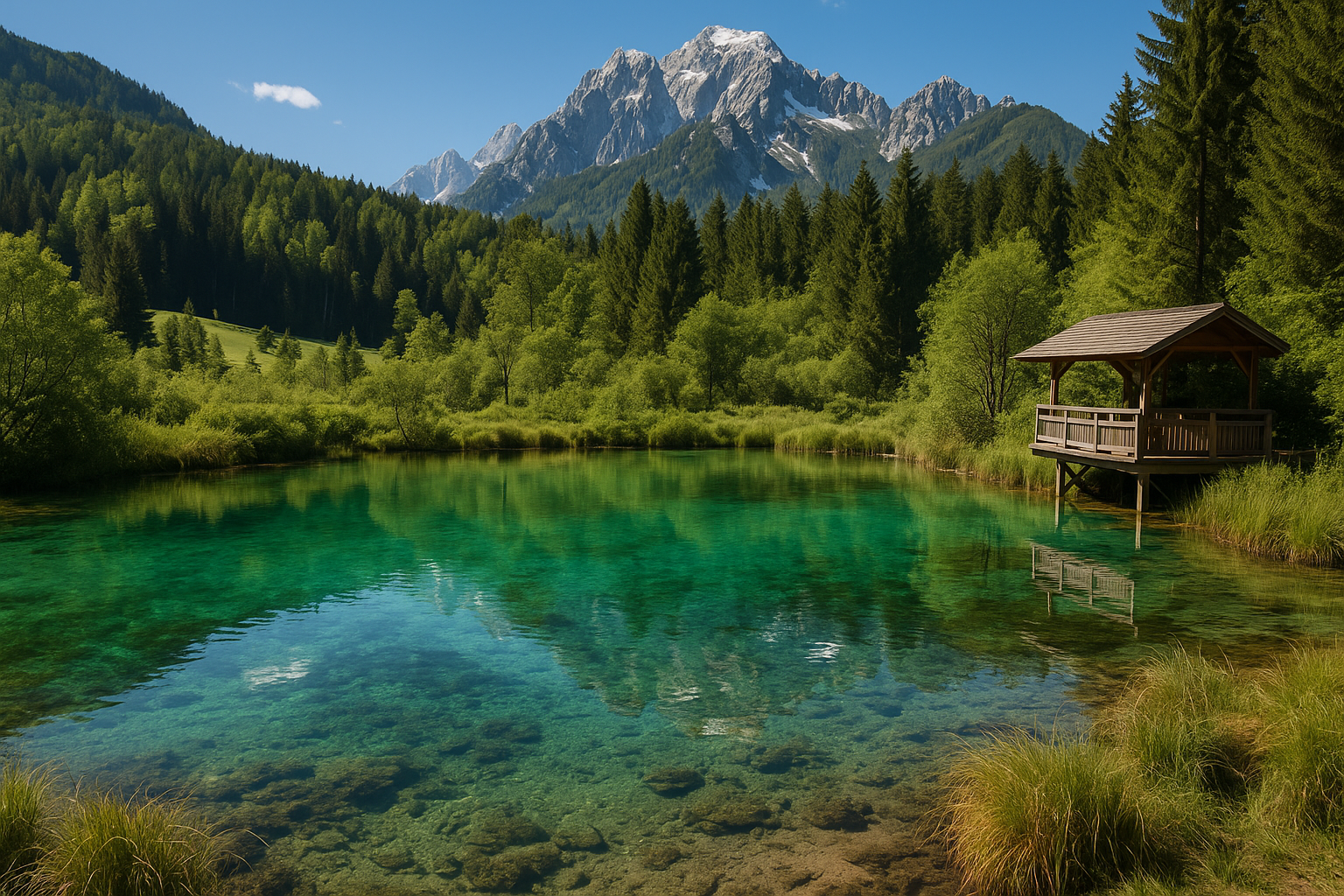 Zelenci, il lago smeraldo della Slovenia al confine del Triglav: la sorgente più affascinante delle Alpi Giulie (2)