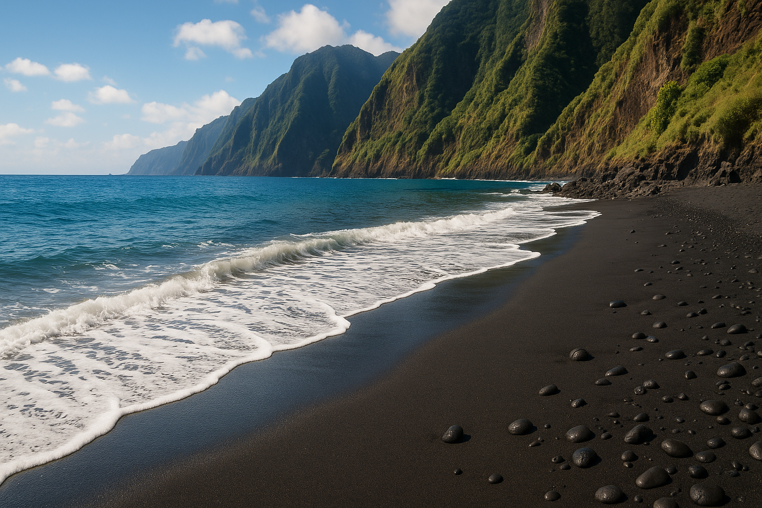 Seixal Beach a Madeira: la spiaggia vulcanica che incanta con sabbia nera e panorami mozzafiato (2)
