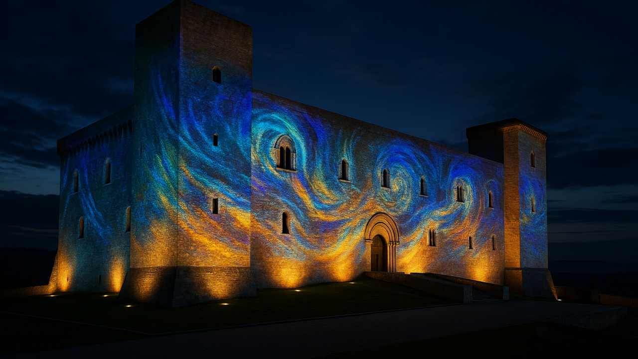 Castello di Lagopesole illuminato: videomapping e suoni trasformano la 'meraviglia del mondo' per l'estate 2026