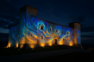 Castello di Lagopesole illuminato: videomapping e suoni trasformano la 'meraviglia del mondo' per l'estate 2026