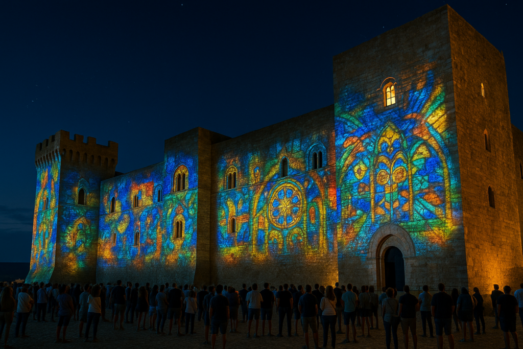 Castelli illuminati e borghi trasformati: il Castello di Lagopesole si accende con videomapping nell'estate 2026