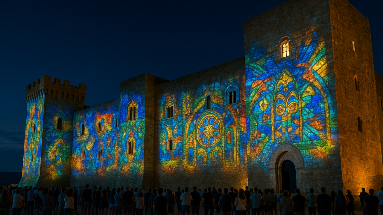 Castelli illuminati e borghi trasformati: il Castello di Lagopesole si accende con videomapping nell'estate 2026