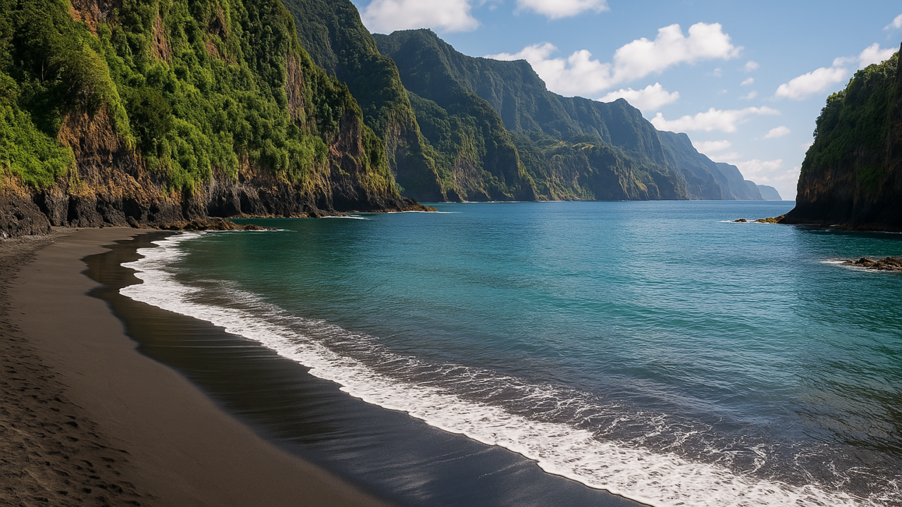 Seixal Beach di Madeira: la spiaggia vulcanica incorniciata da montagne lussureggianti