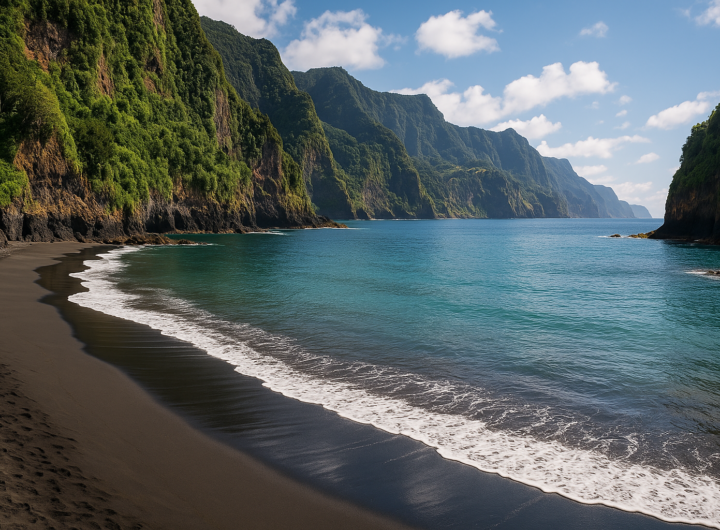 Seixal Beach di Madeira: la spiaggia vulcanica incorniciata da montagne lussureggianti