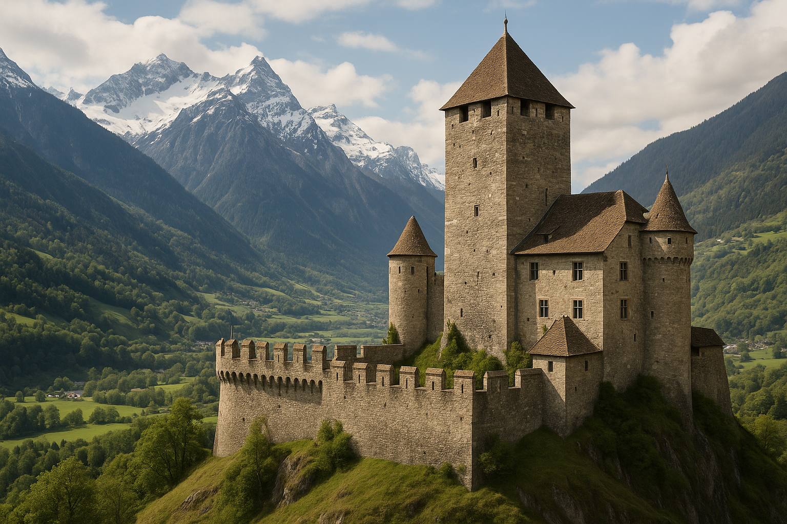 Castelli medievali europei: Montebello in Ticino, Sargans in Svizzera e fortezze storiche (2)