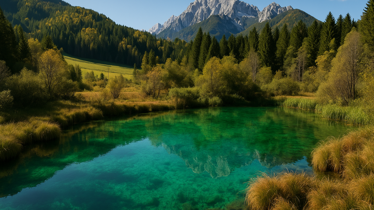 Zelenci, il lago smeraldo della Slovenia al confine del Triglav: la sorgente più affascinante delle Alpi Giulie