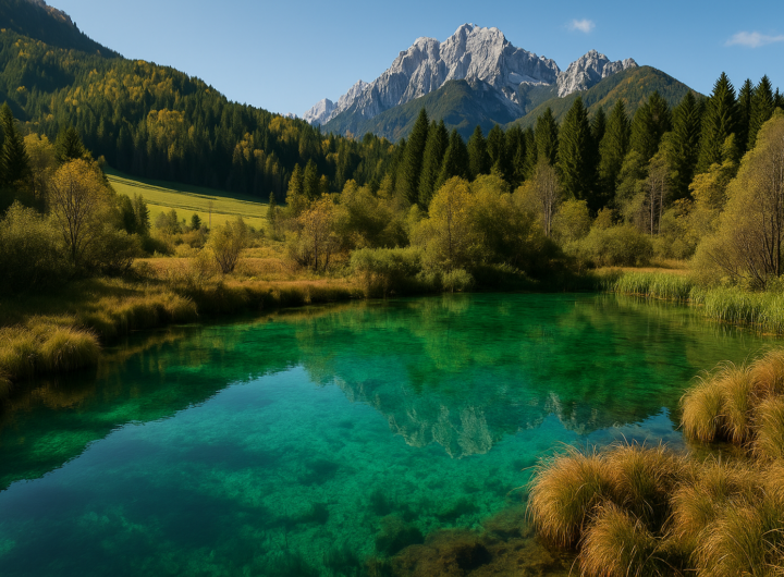 Zelenci, il lago smeraldo della Slovenia al confine del Triglav: la sorgente più affascinante delle Alpi Giulie