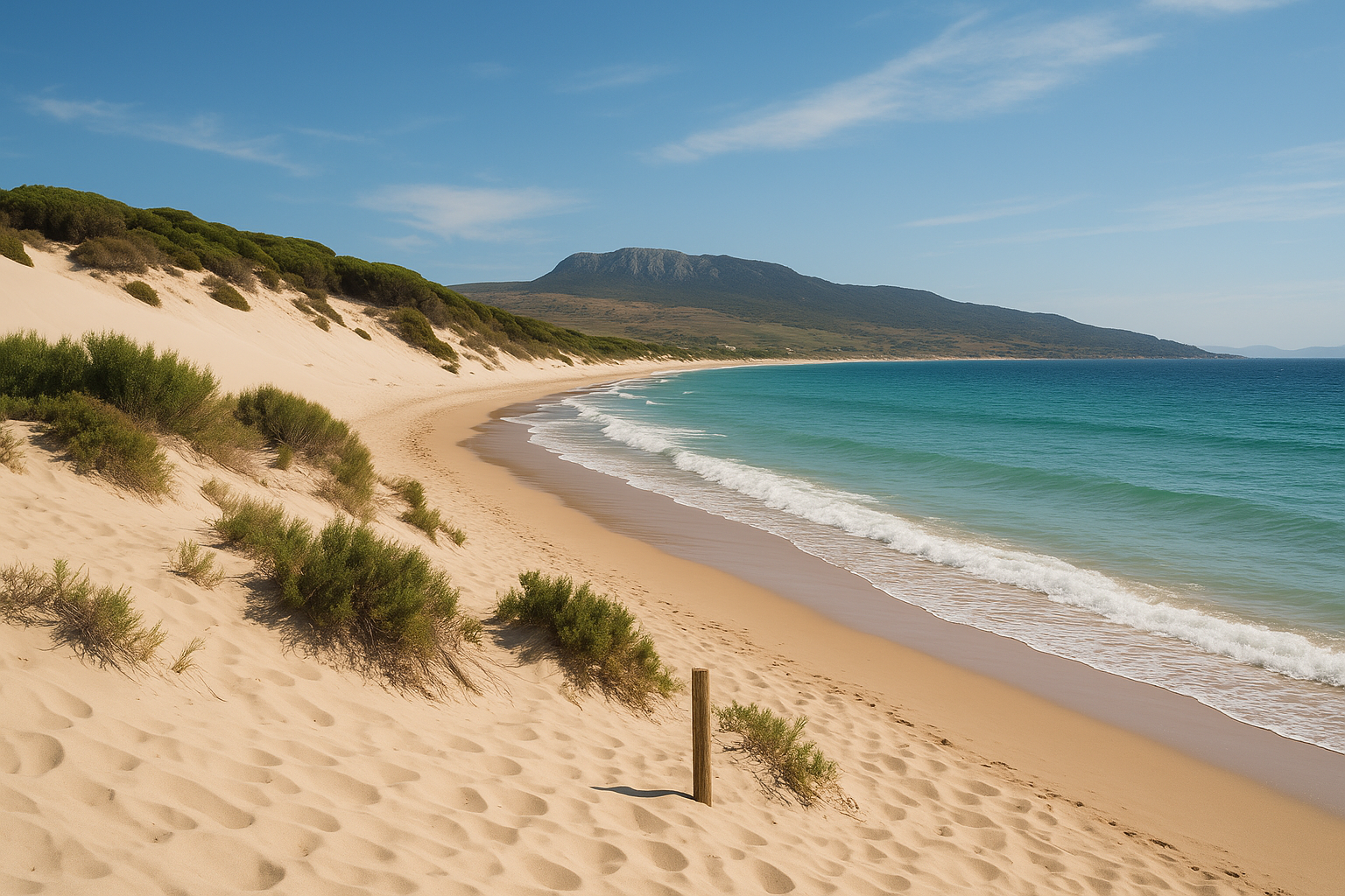Playa Bolonia in Andalusia: la spiaggia selvaggia dipinta dal vento e dalla natura (2)