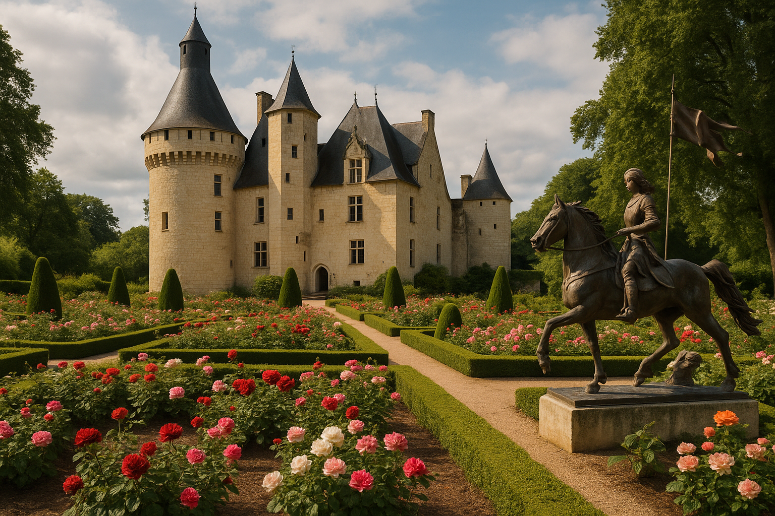 Château du Rivau: il castello francese dei giardini fiabeschi che ospitò Giovanna d'Arco (2)
