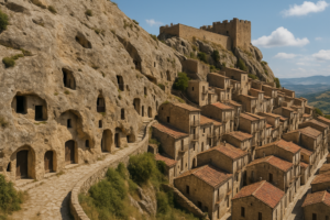 Sperlinga: il borgo siciliano scavato nella roccia dove il castello millenario racconta mille anni di storia