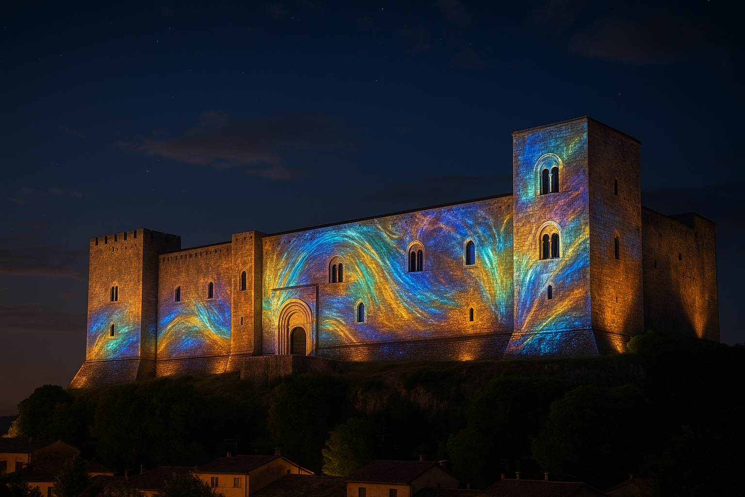Borghi e castelli italiani trasformati in arte: Lagopesole illuminato e il videomapping dell'estate 2026