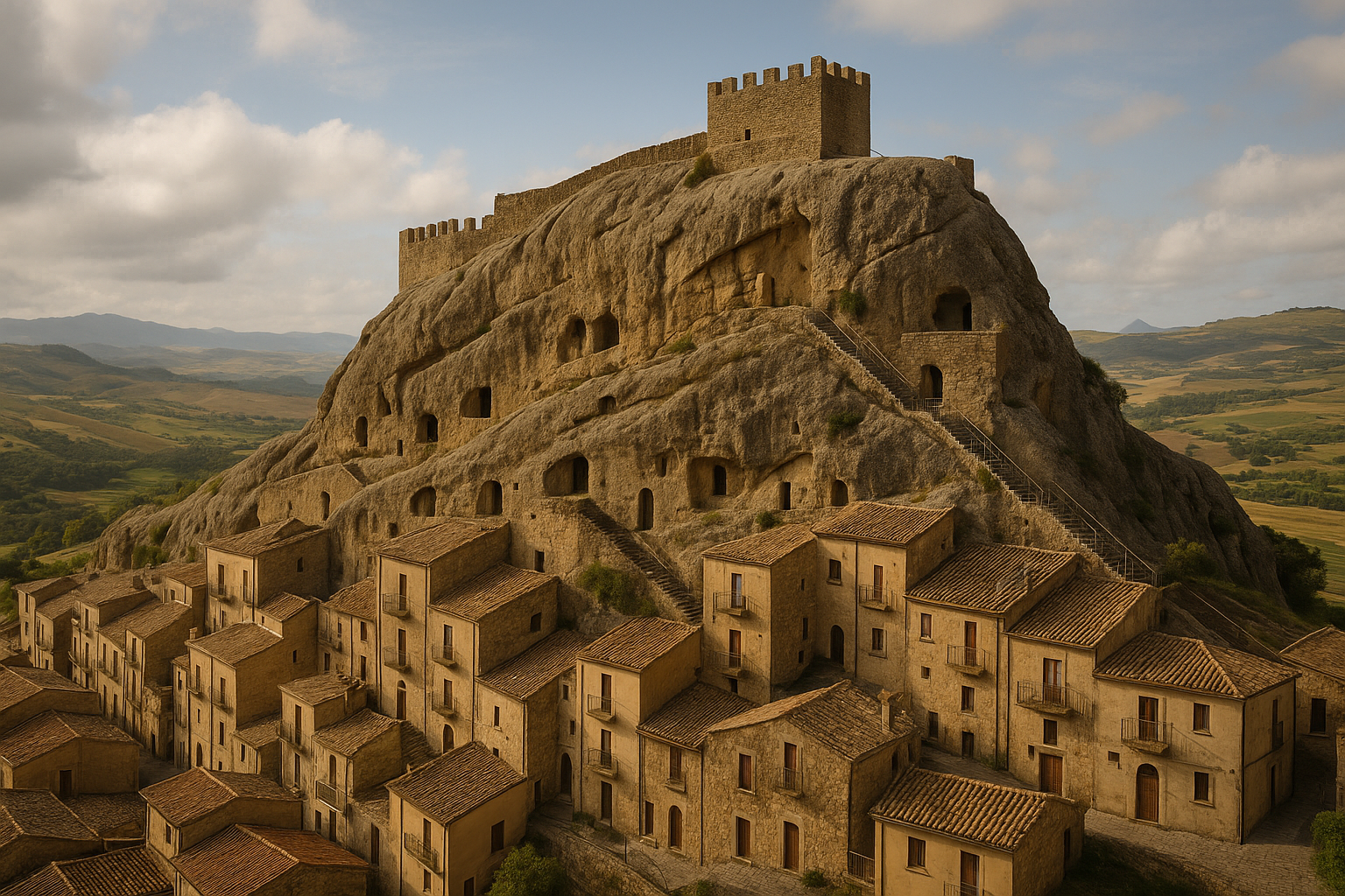 Sperlinga: il borgo siciliano scavato nella roccia dove il castello millenario racconta mille anni di storia (2)