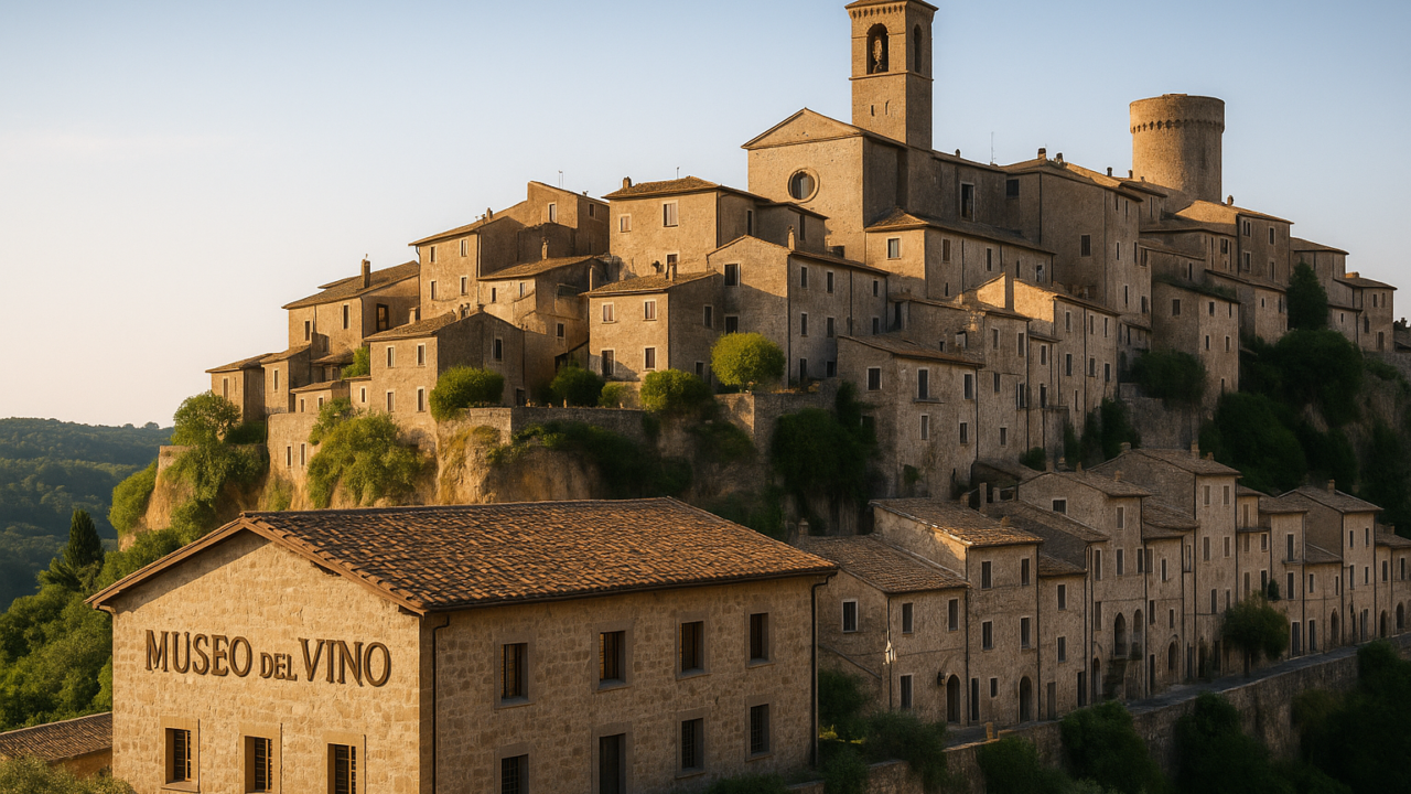 Castiglione in Teverina: il borgo del vino con il museo più grande d'Europa