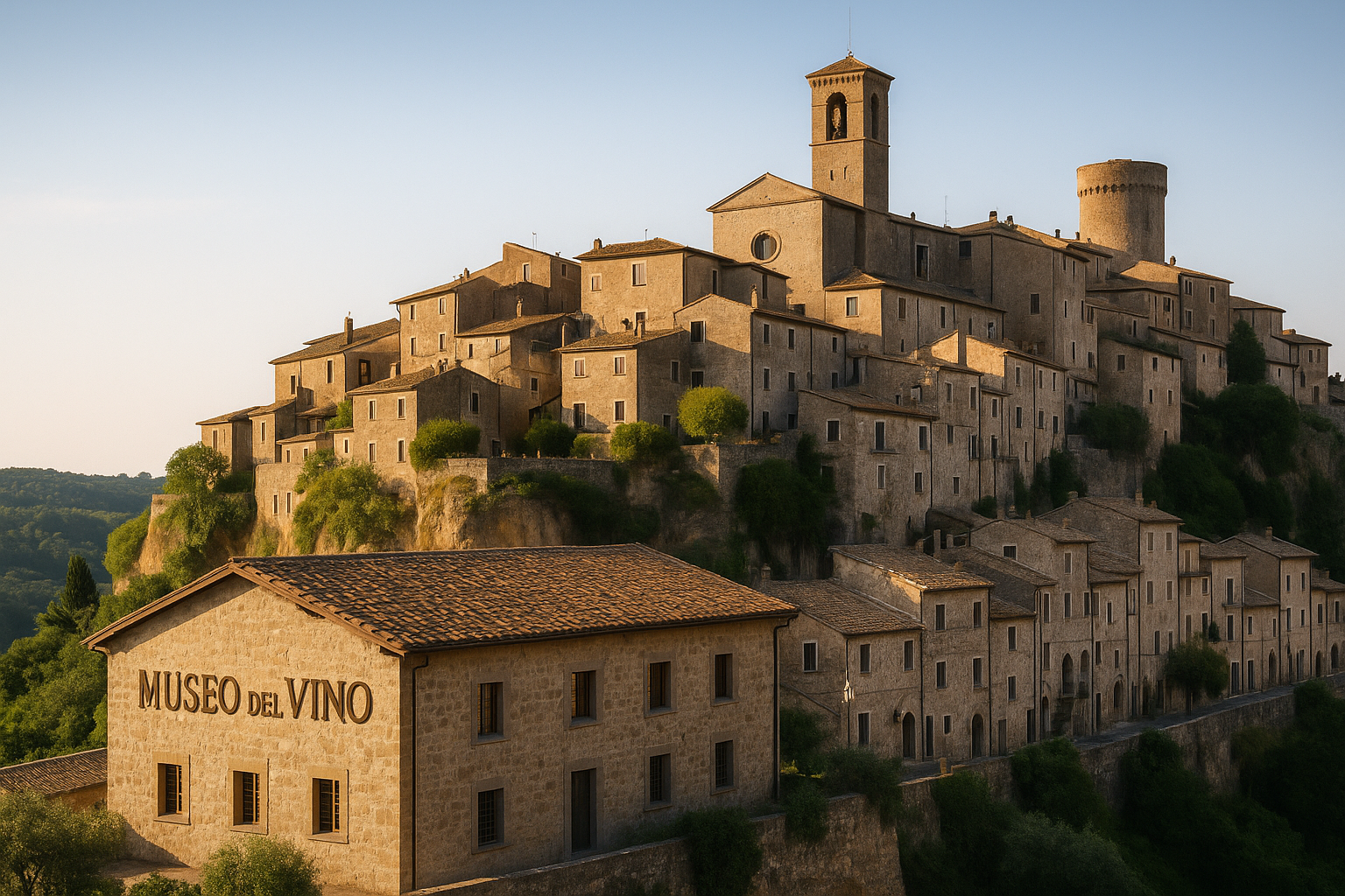Castiglione in Teverina: il borgo del vino con il museo più grande d'Europa