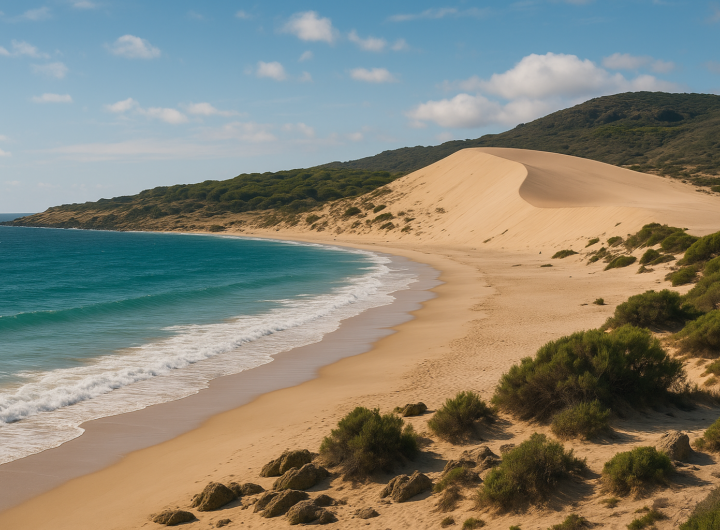 Playa Bolonia, la spiaggia selvaggia dell'Andalusia scolpita dal vento: sabbia bianca e dune monumentali