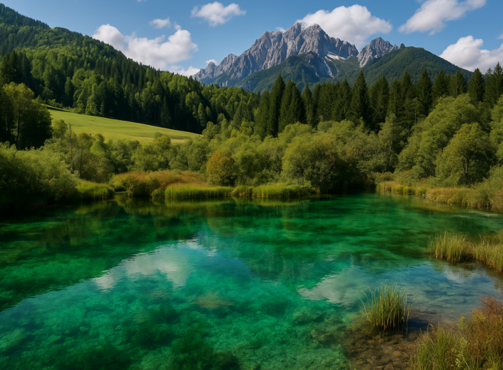 Zelenci in Slovenia: il lago smeraldo del Parco Nazionale del Triglav, definito 'il più bello d'Europa'