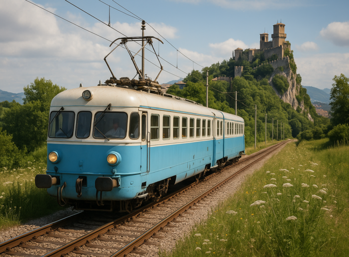 Il Treno Bianco Azzurro di San Marino torna dopo 82 anni: corse gratuite per l'estate 2026