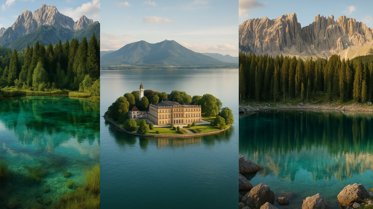 Laghi alpini e balcanici da scoprire: Zelenci (Slovenia), Herrenchiemsee (Germania) e Chiemsee