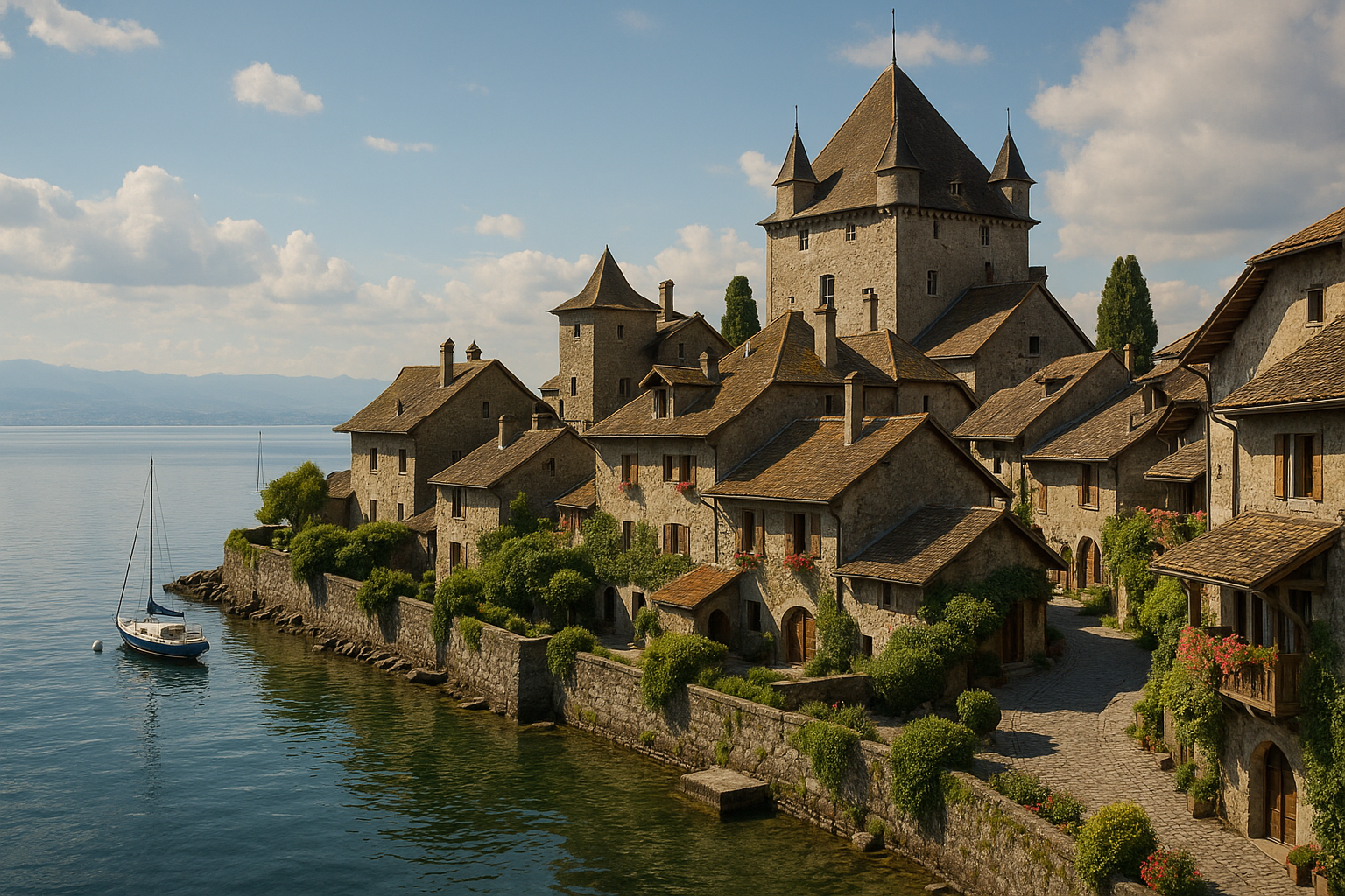Yvoire: il borgo dei cinque sensi sul Lago Lemano, perla medievale francese