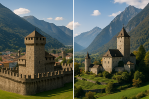 Castelli svizzeri e tedeschi: Montebello nel Ticino e Sargans tra leggende, storia e vini medievali
