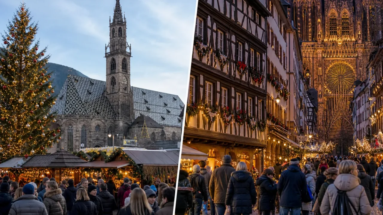 Mercatini di Natale Bolzano e Strasburgo, le capitali europee dell'Avvento