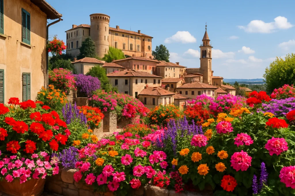 Costigliole d'Asti vince Communities in Bloom: il borgo piemontese premiato per il verde