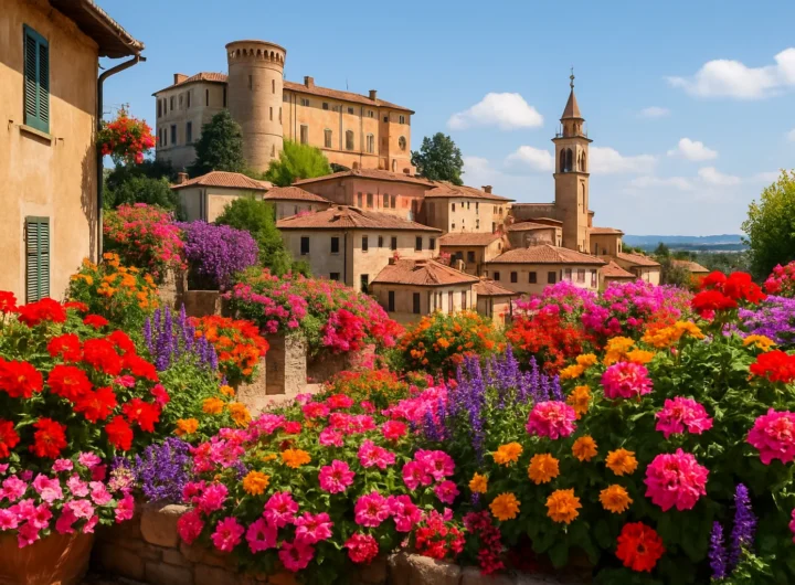 Costigliole d'Asti vince Communities in Bloom: il borgo piemontese premiato per il verde