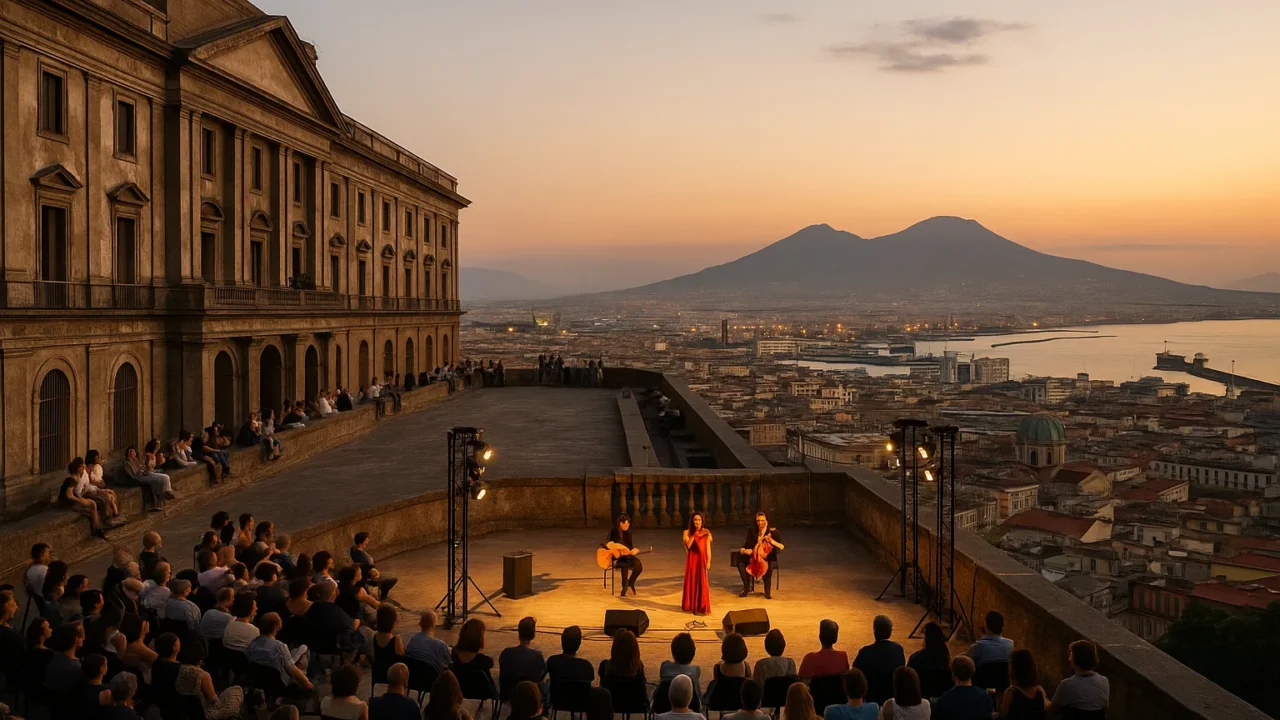 Real Albergo dei Poveri: la terrazza di Napoli riapre tra teatro, musica e viste sulla città