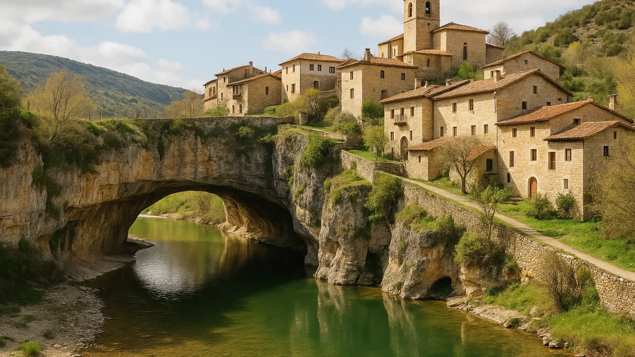 Puentedey: il borgo medievale sospeso sul 'Ponte di Dio' nel nord della Spagna