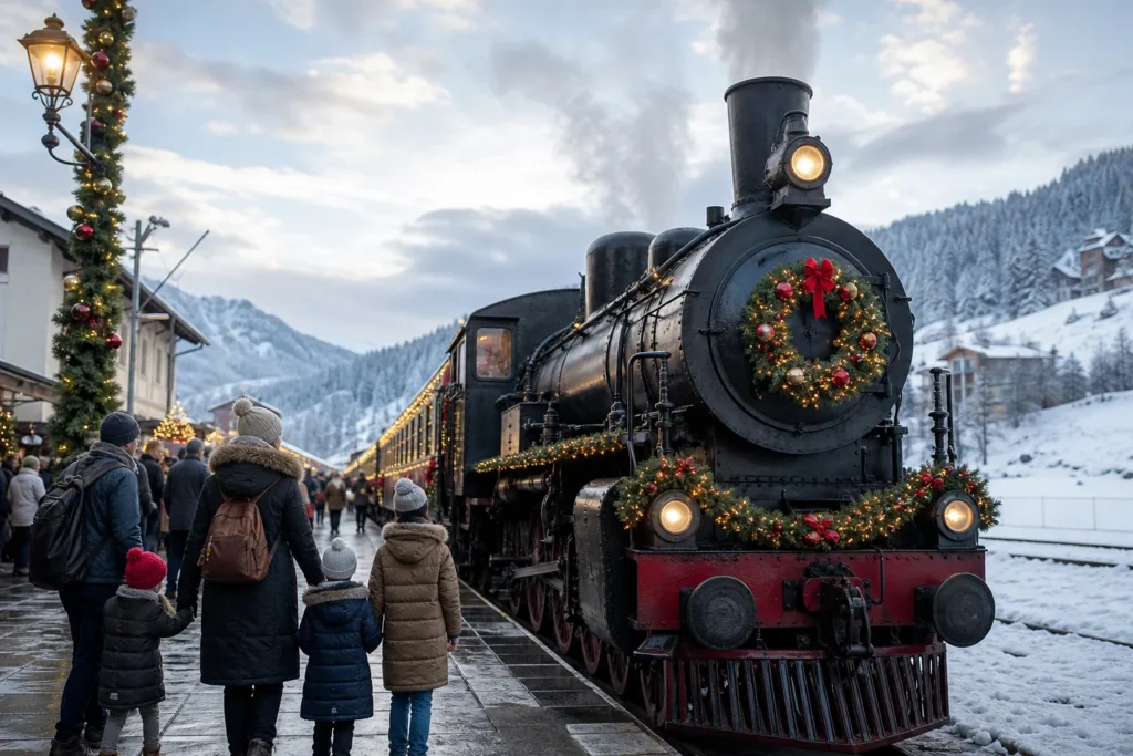 Treni di Natale 2026: i viaggi più emozionanti tra borghi innevati e mercatini alpini
