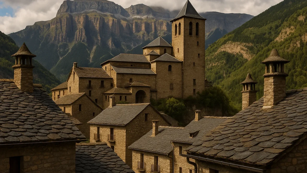 Torla: il borgo dei Pirenei spagnoli con i caratteristici camini conici