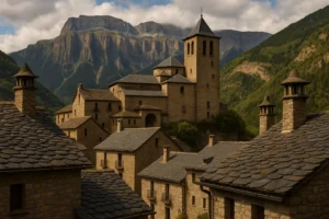 Torla: il borgo dei Pirenei spagnoli con i caratteristici camini conici