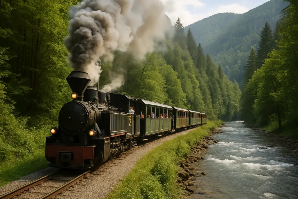 Il treno a vapore Mocănița di Vișeu de Sus: 21 km nella selvaggia Valle del Vaser