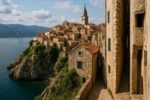 Vrbnik: il borgo croato su una scogliera dove una strada misura 40 centimetri