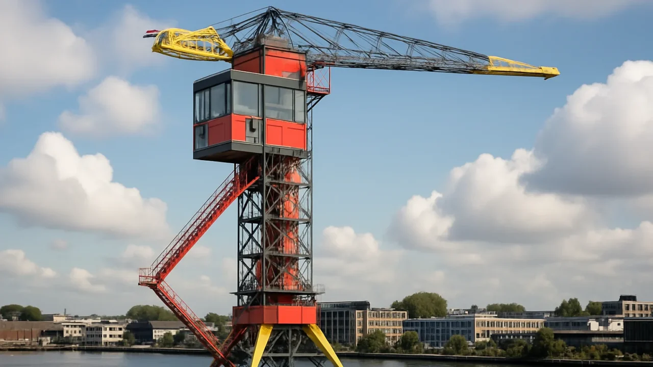 Dormire in una gru a 45 metri: l'hotel più insolito di Amsterdam con vista a 360 gradi