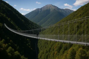 Il Ponte tra i due Parchi: il ponte tibetano più lungo del mondo è in Italia, 586 metri sospesi nel vuoto