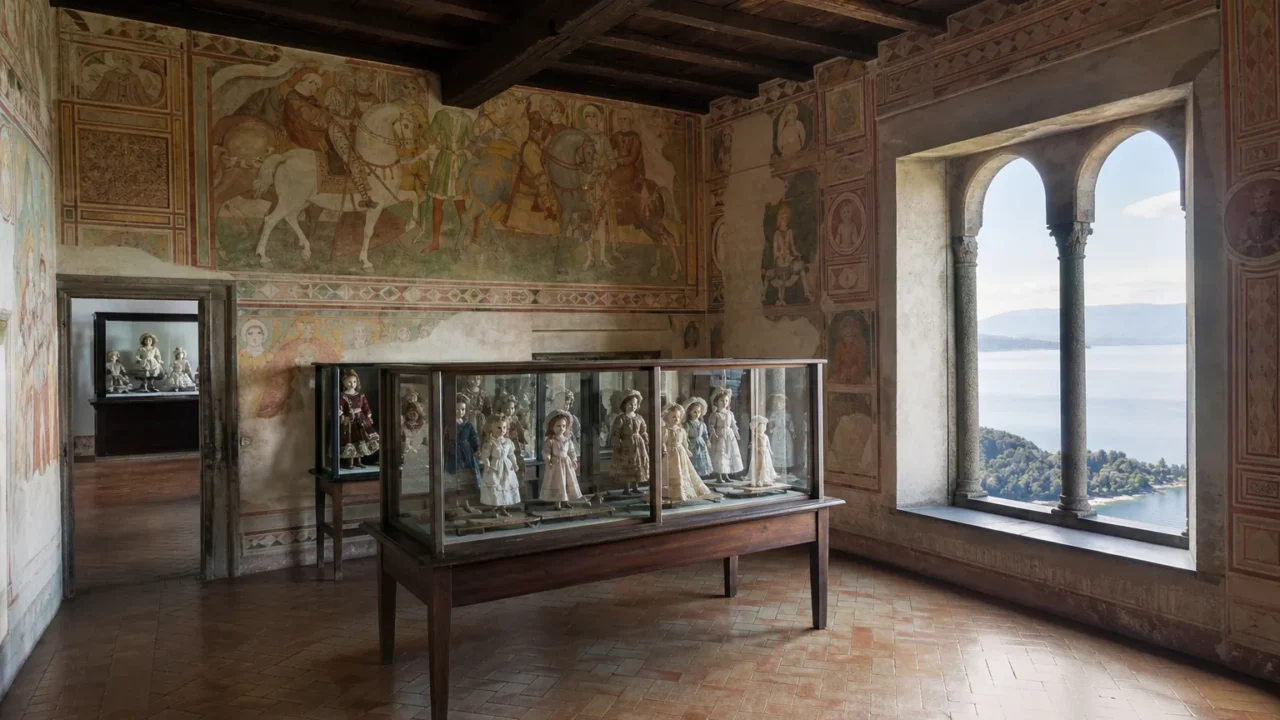 Rocca di Angera sul Lago Maggiore: la fortezza con museo di bambole e affreschi medievali