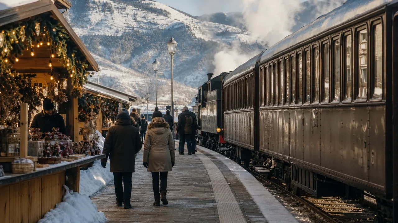 Il treno dei mercatini torna in Abruzzo e regala un viaggio da fiaba in inverno