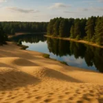 Paesaggi da fiaba nel Belgio: il deserto di dune dorate di Lommel tra pini e specchi d'acqua