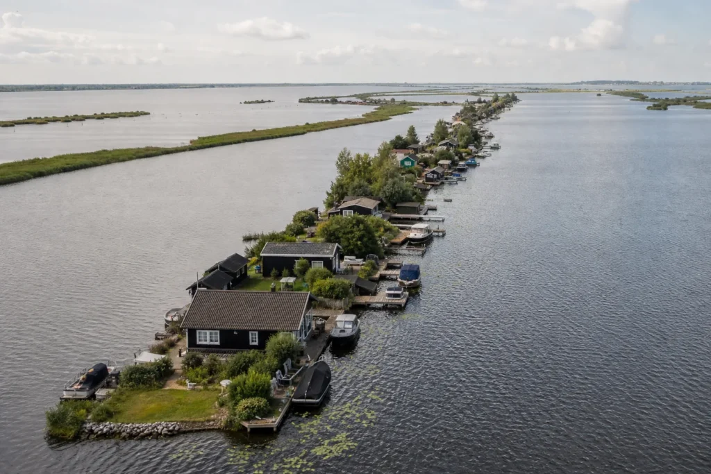 Scheendijk: il borgo olandese dove le case galleggiano sull'acqua
