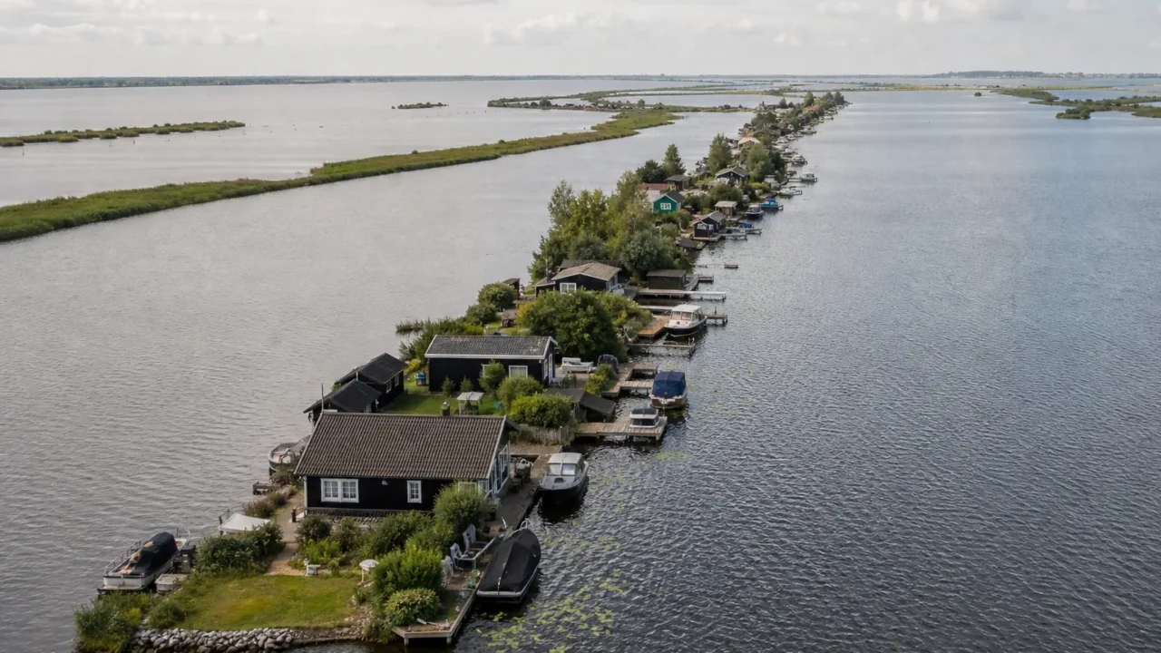 Scheendijk: il borgo olandese dove le case galleggiano sull'acqua