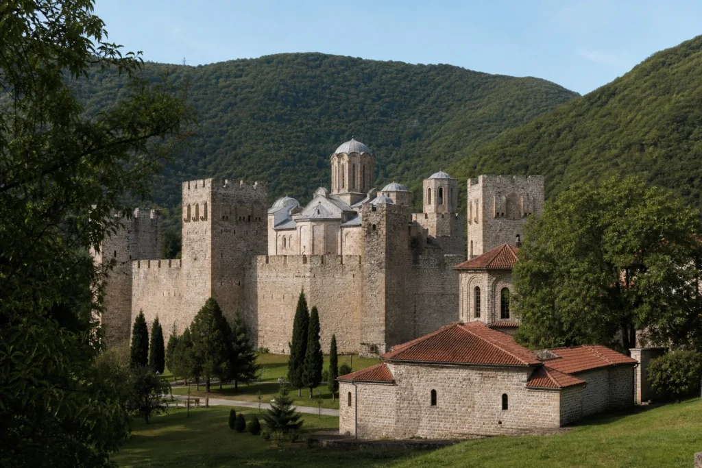 Monastero di Manasija: affreschi straordinari e storia serba tra i boschi della Valle del Resava