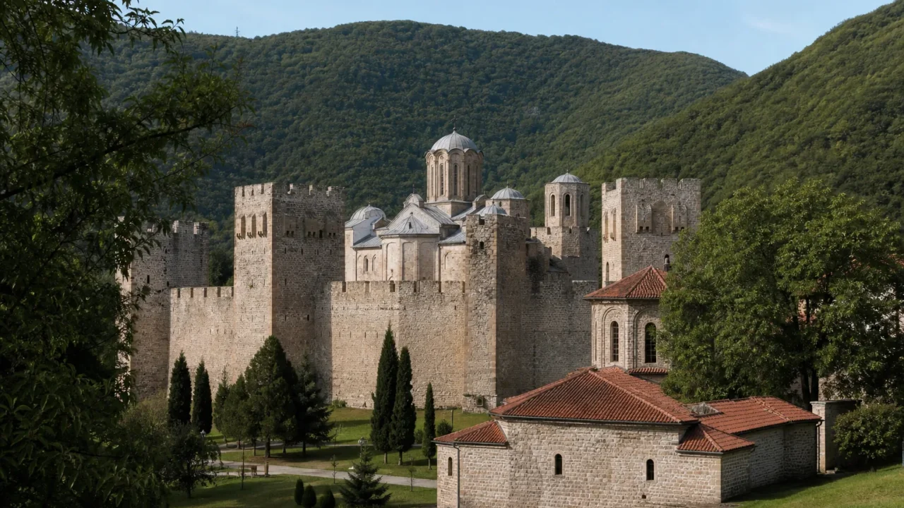 Monastero di Manasija: affreschi straordinari e storia serba tra i boschi della Valle del Resava