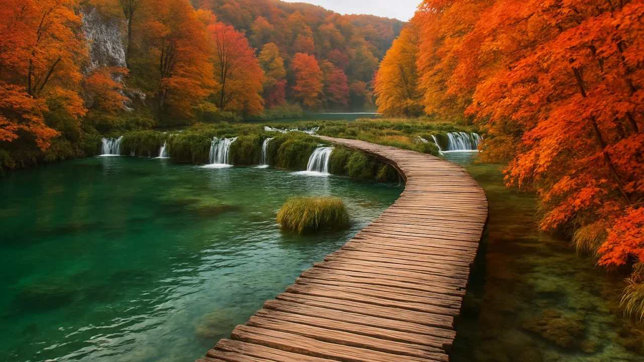 Laghi di Plitvice in autunno: lo spettacolo delle foreste variopinte e delle acque cristalline