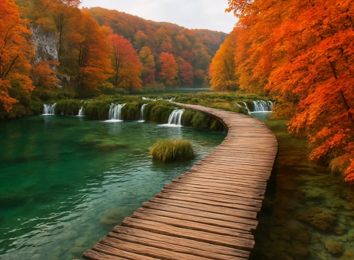 Laghi di Plitvice in autunno: lo spettacolo delle foreste variopinte e delle acque cristalline