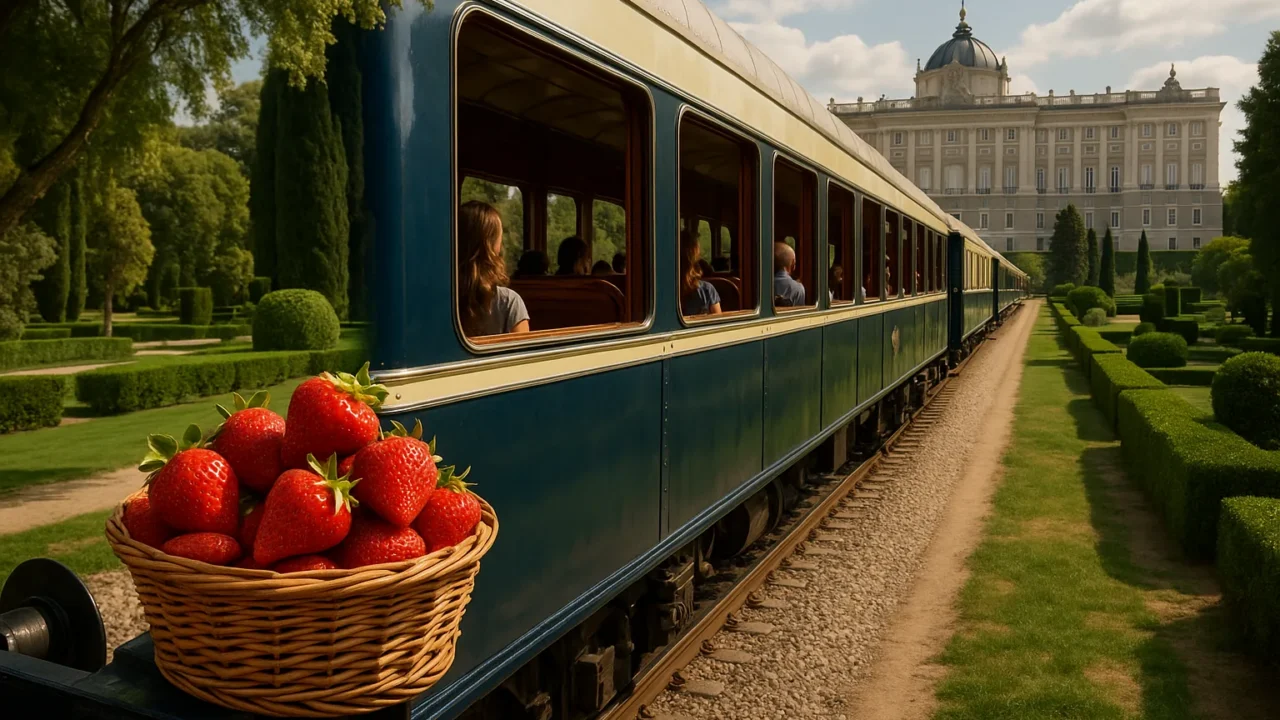 Treno delle Fragole: il viaggio d'autunno da Madrid ad Aranjuez tra giardini e palazzi in carrozze d'epoca